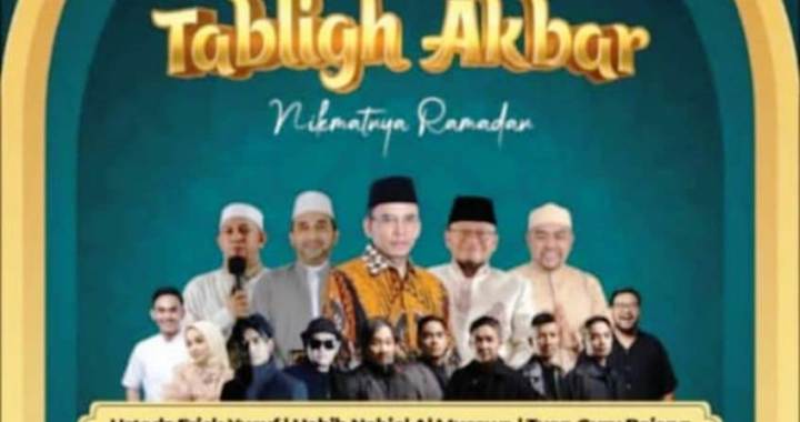 Tabligh Akbar dan Konser Religi di Masjid Raya Al Jabbar Sabtu